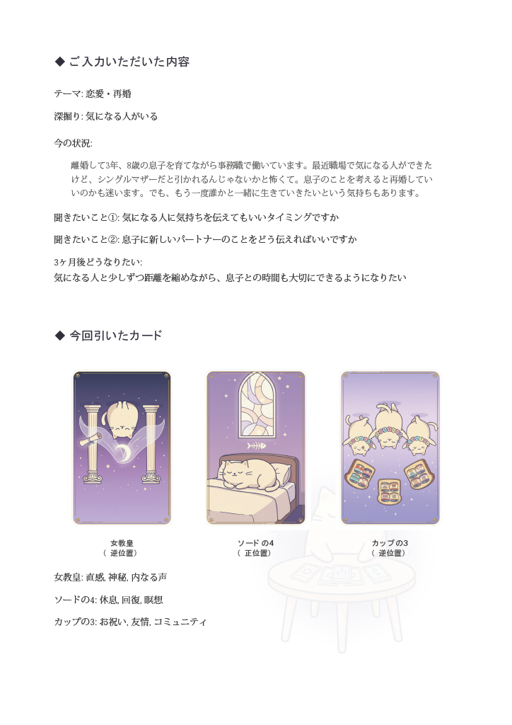 じっくりプラン サンプル2